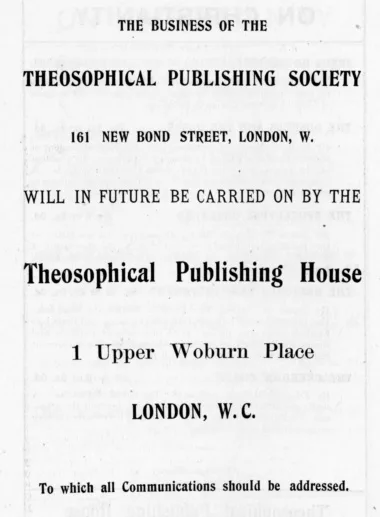 Theosophical Publishing Society (Londres)