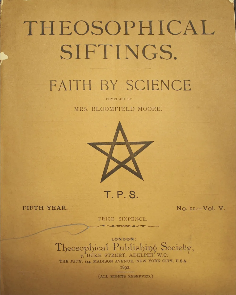 Theosophical Siftings